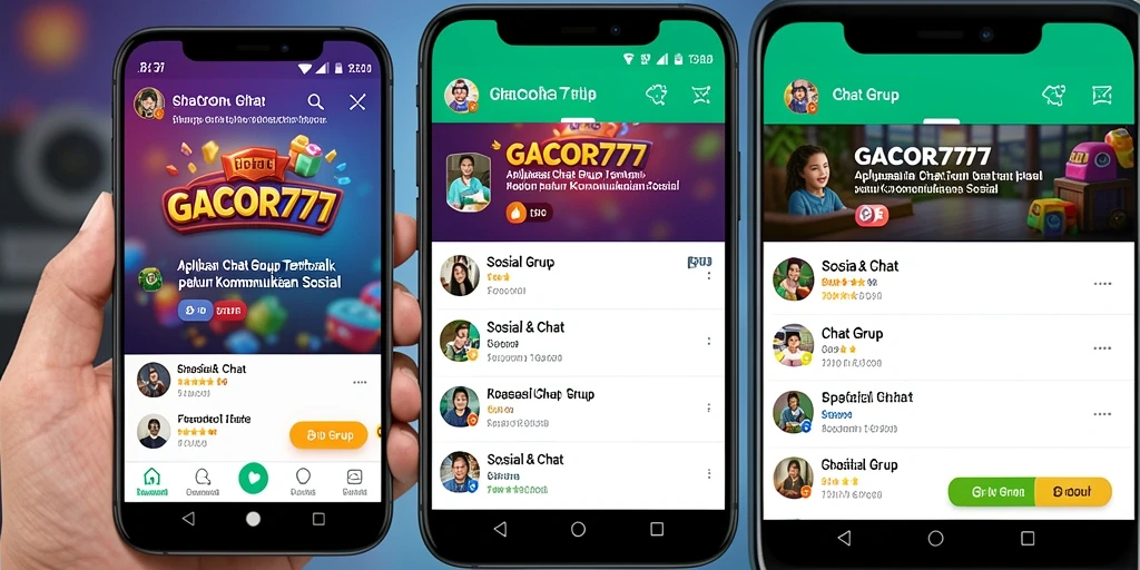 Antarmuka pengguna GACOR777 untuk Chat Grup yang interaktif dan mudah digunakan.