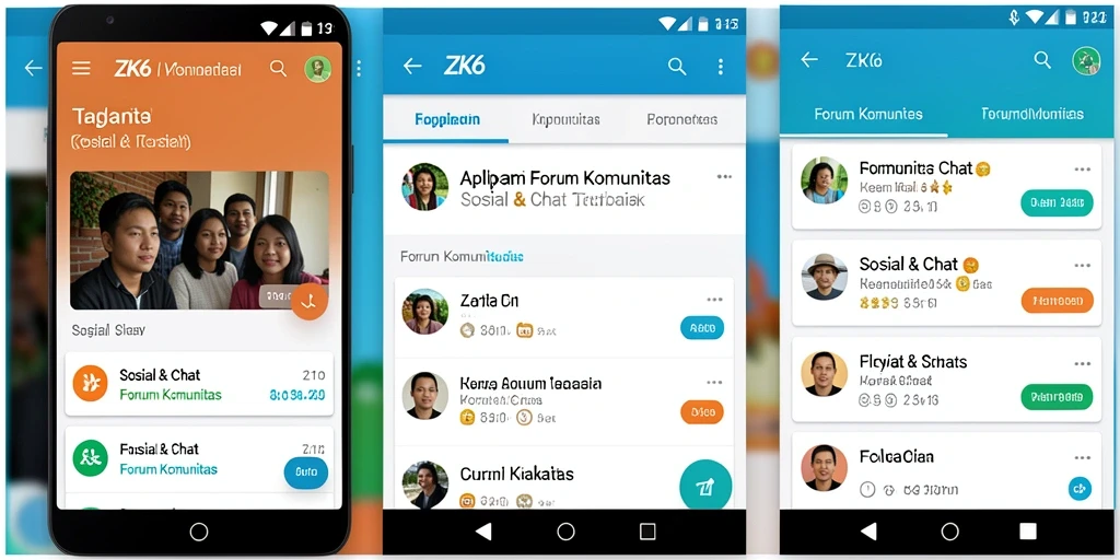 Antarmuka ZK6 yang user-friendly dalam Forum Komunitas.